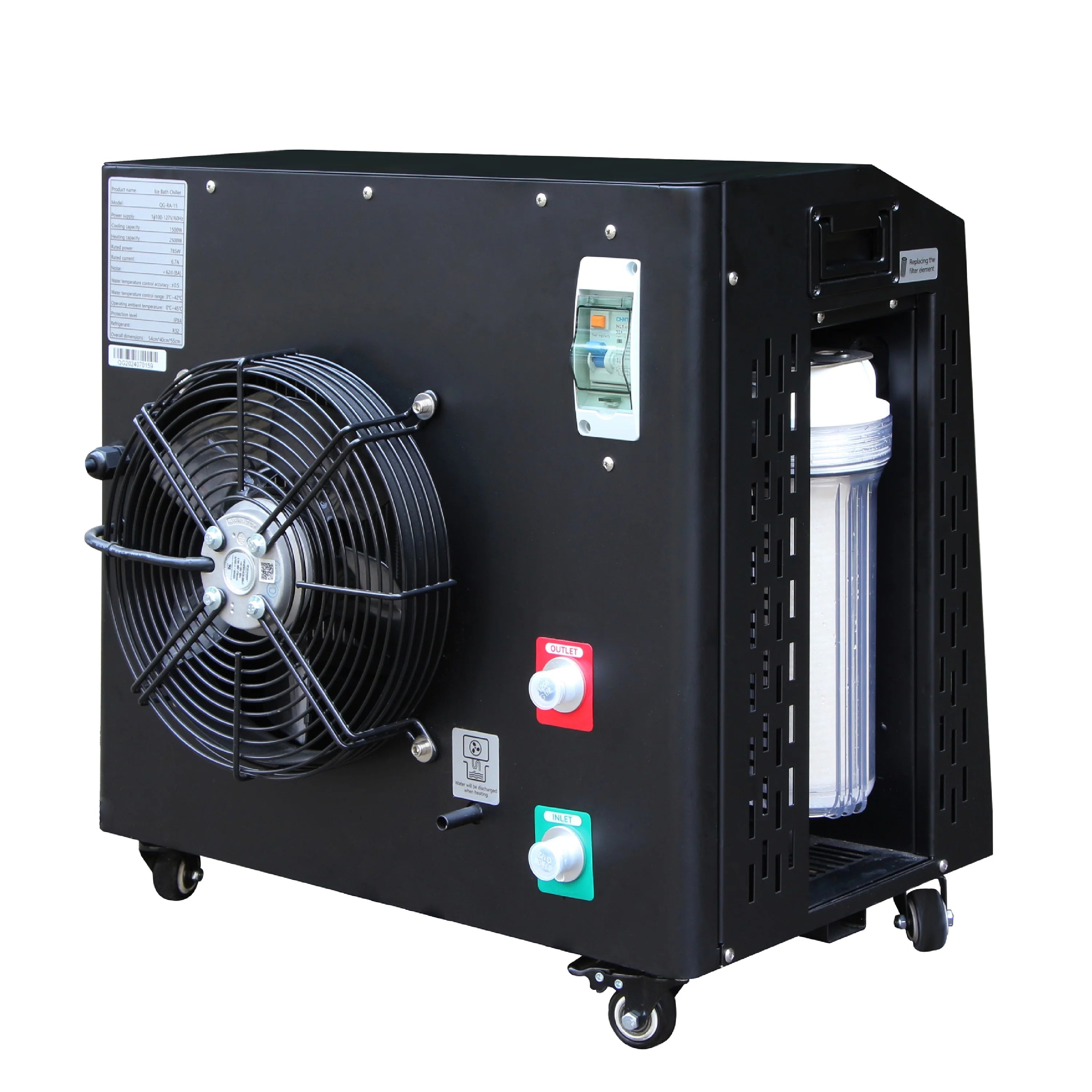 Dynamic Cold Therapy Standard Edition 0.8 HP Chiller (Cold/Heat) with WIFI APP - DCT-QG-10-A-08