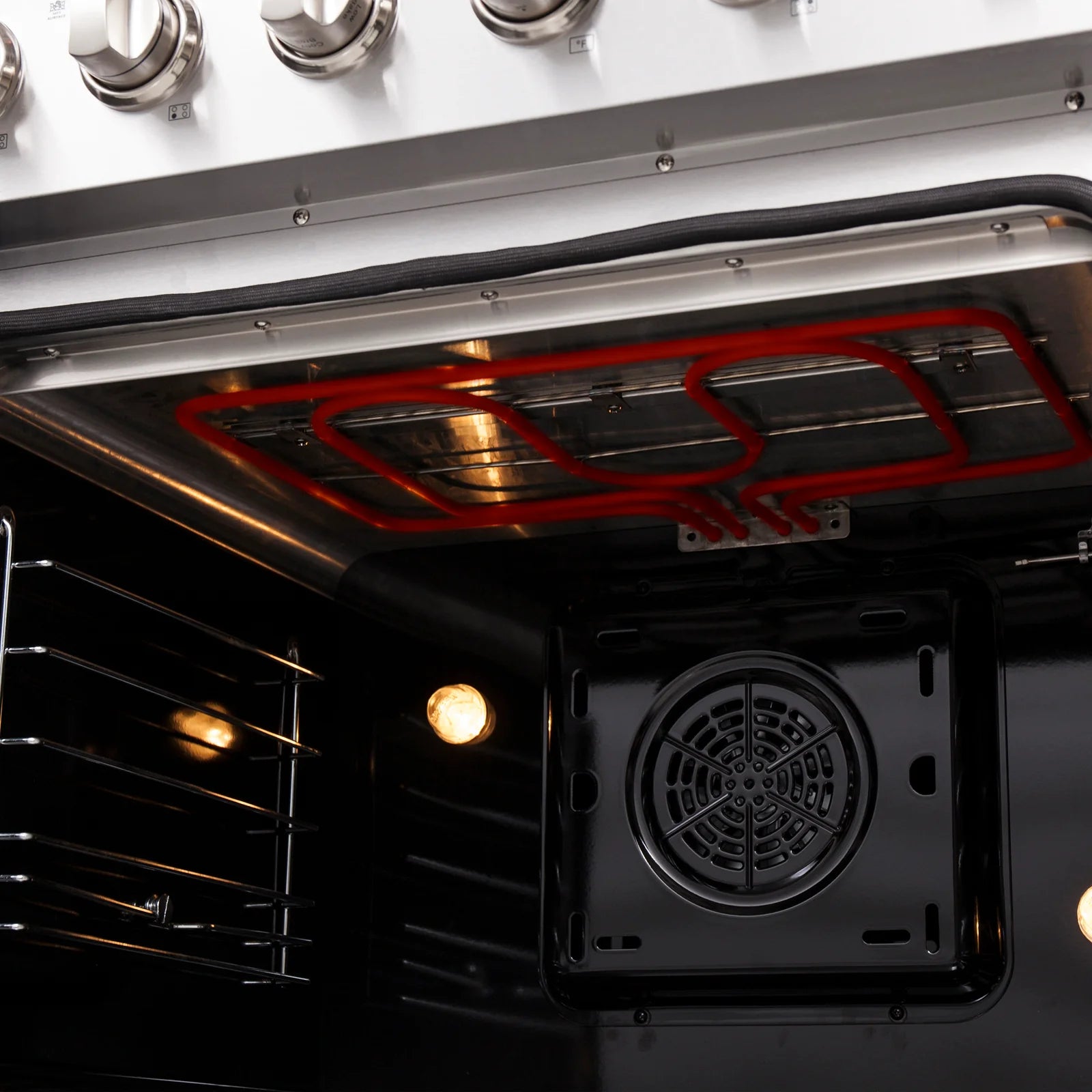 Forno Galiano 30" French Door Electric Range with Convection Oven in Stainless Steel - FFSEL6917-30