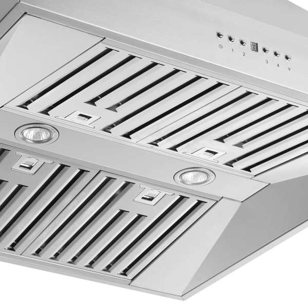 Forno Orvieto 30-Inch 600 CFM Wall Mount Range Hood in Stainless Steel - FRHWM5094-30
