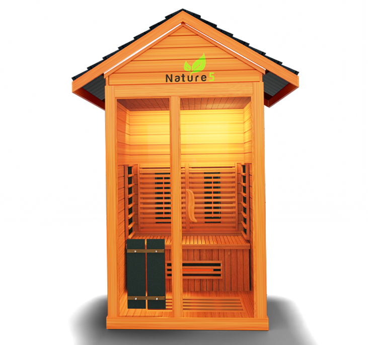 Medical Breakthrough Nature 5™ - Outdoor Sauna, 2 Person