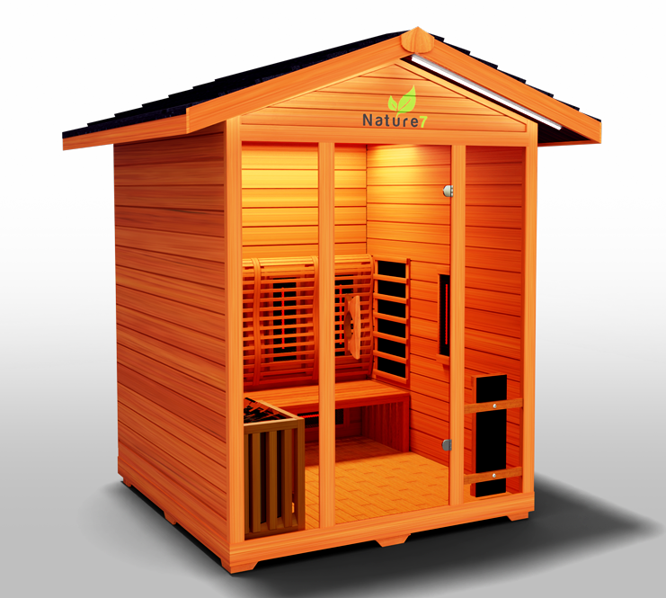 Medical Breakthrough Nature 7™ - Outdoor Sauna, 4 Person