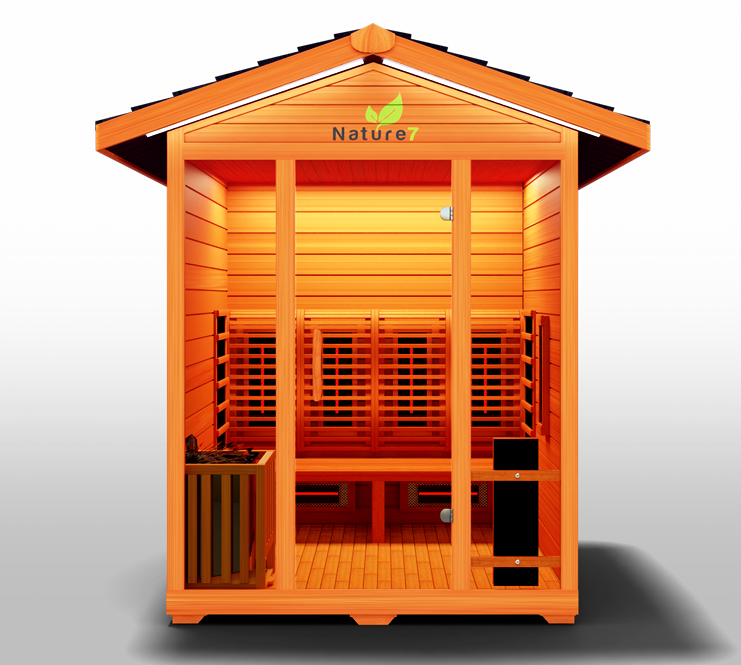 Medical Breakthrough Nature 7™ - Outdoor Sauna, 4 Person