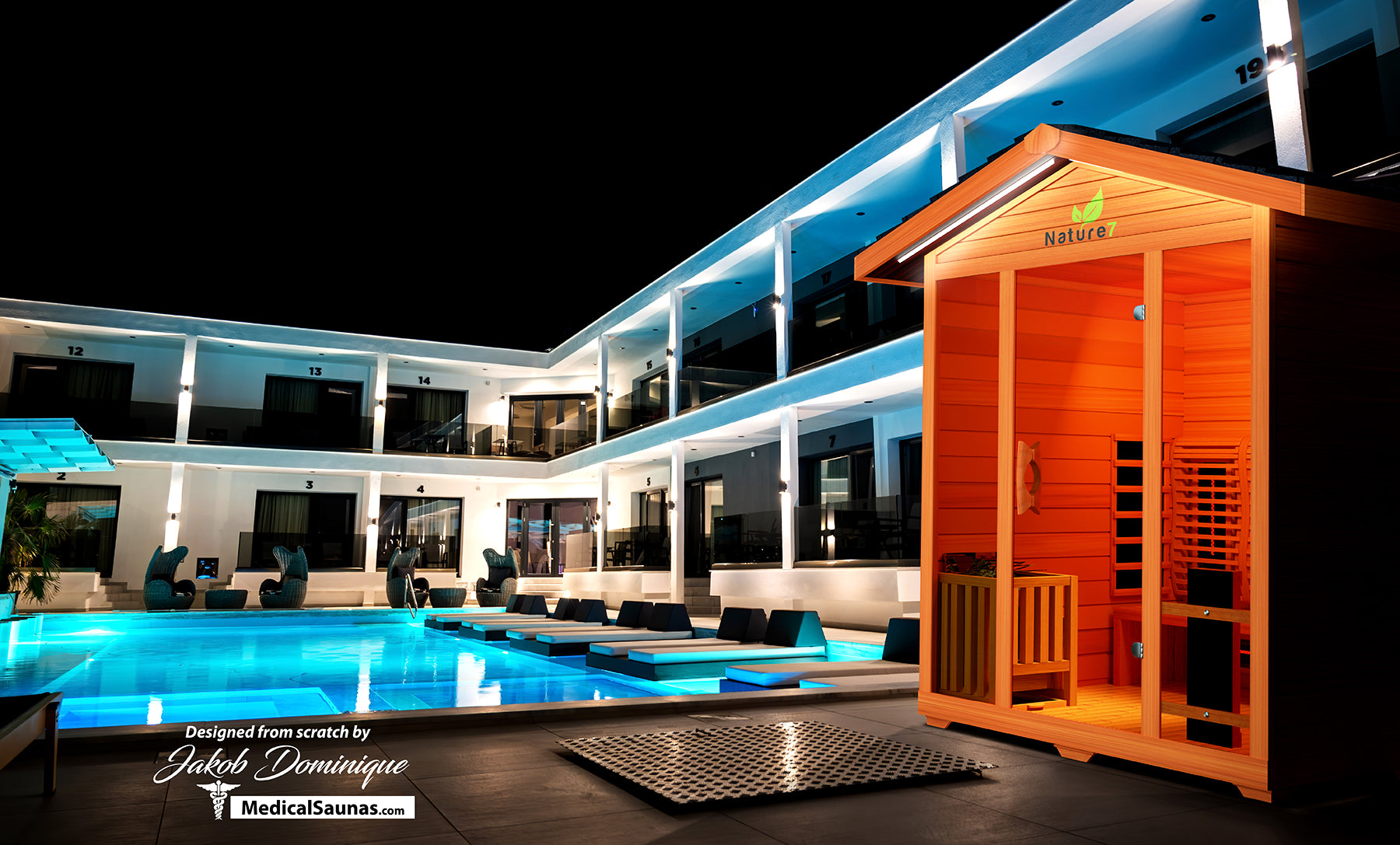 Medical Breakthrough Nature 7™ - Outdoor Sauna, 4 Person