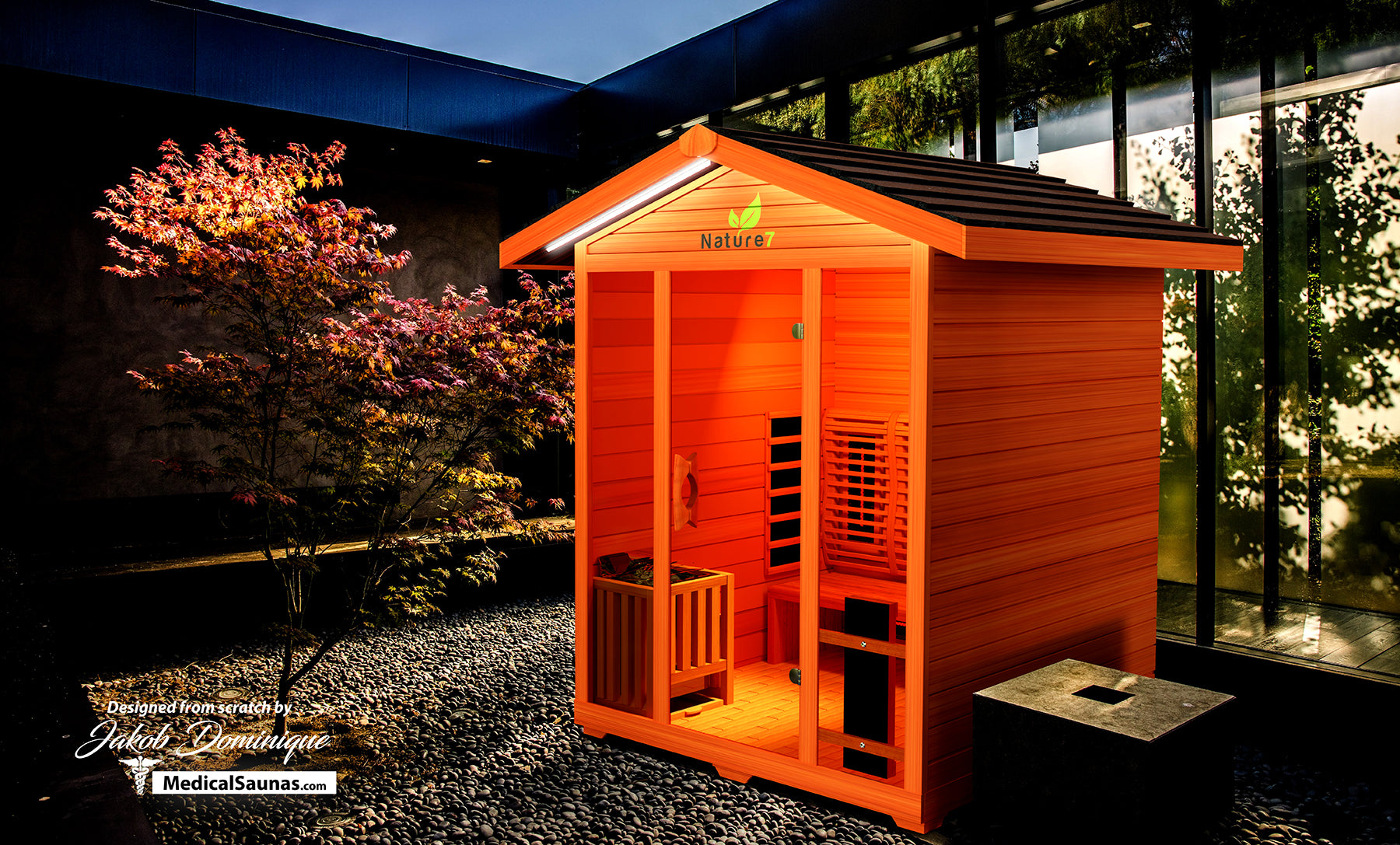 Medical Breakthrough Nature 7™ - Outdoor Sauna, 4 Person