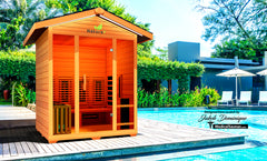 Medical Breakthrough Nature 7™ - Outdoor Sauna, 4 Person