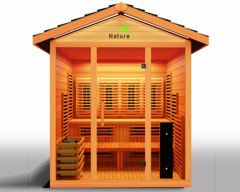 Medical Breakthrough Nature 8™ Plus - Outdoor Sauna, 6 Person