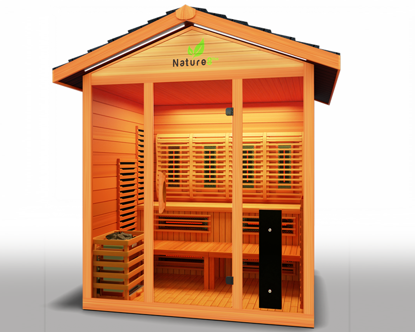 Medical Breakthrough Nature 8™ Plus - Outdoor Sauna, 6 Person