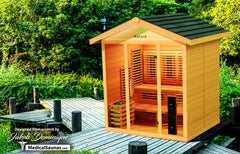 Medical Breakthrough Nature 8™ Plus - Outdoor Sauna, 6 Person