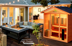Medical Breakthrough Nature 8™ Plus - Outdoor Sauna, 6 Person