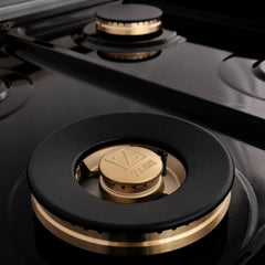 ZLINE Autograph Edition 60 in. 7.4 cu. ft. Legacy Dual Fuel Range with 9 Burner Gas Cooktop and 2 Electric Convection Ovens in DuraSnow® Stainless Steel - RASZ-SN-60