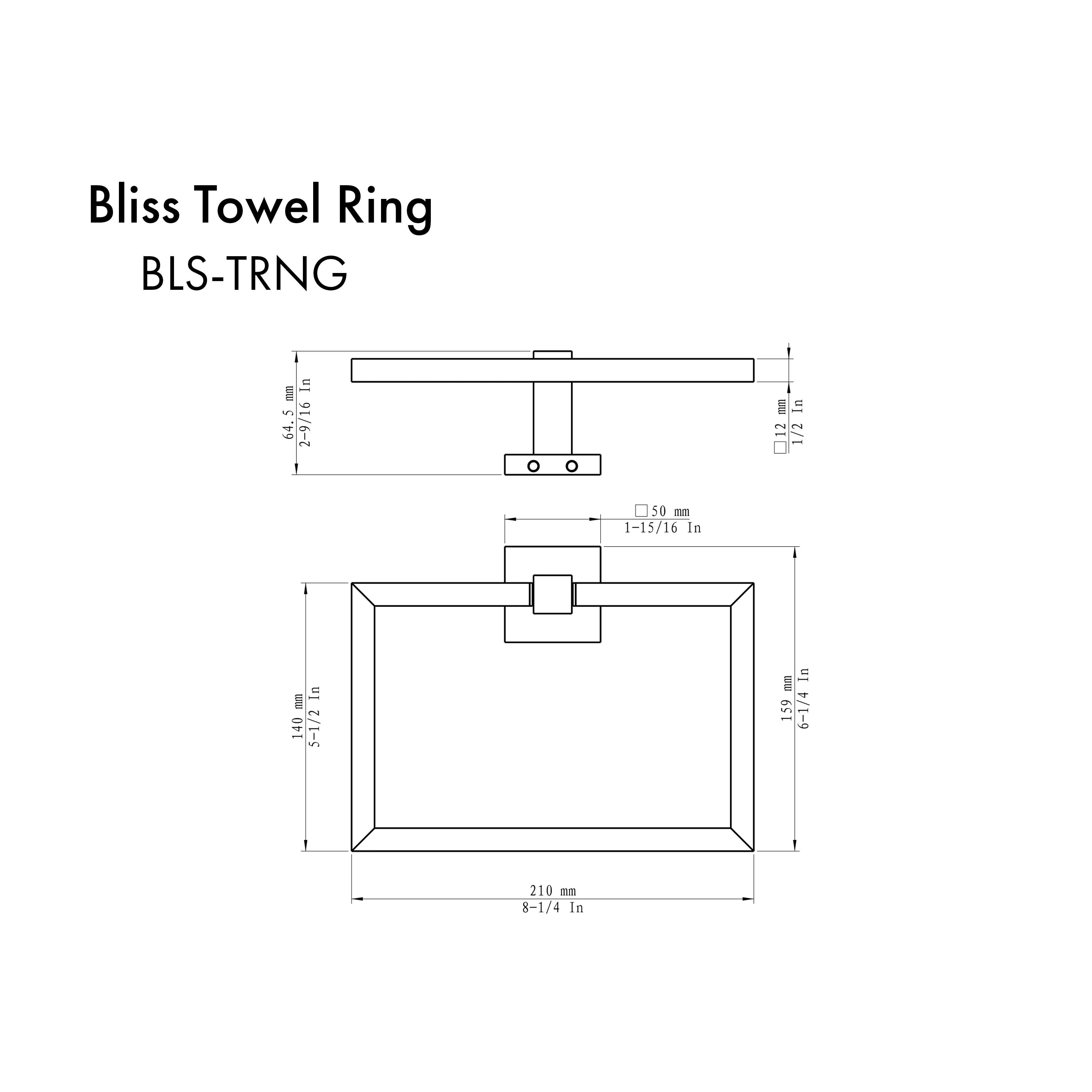 ZLINE Bliss Towel Ring - BLS-TRNG