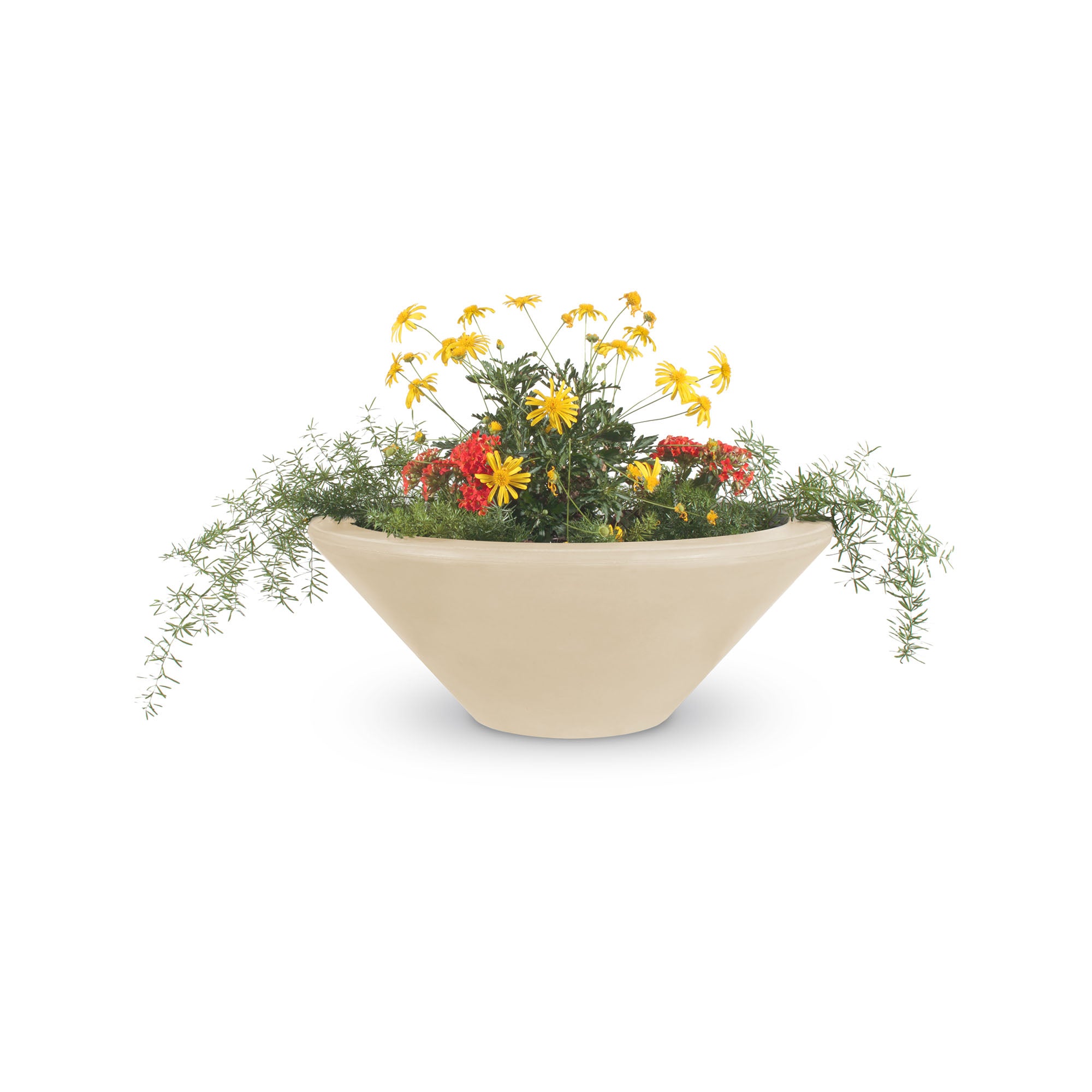 The Outdoor Plus CAZO PLANTER BOWL- GFRC CONCRETE - OPT - RP