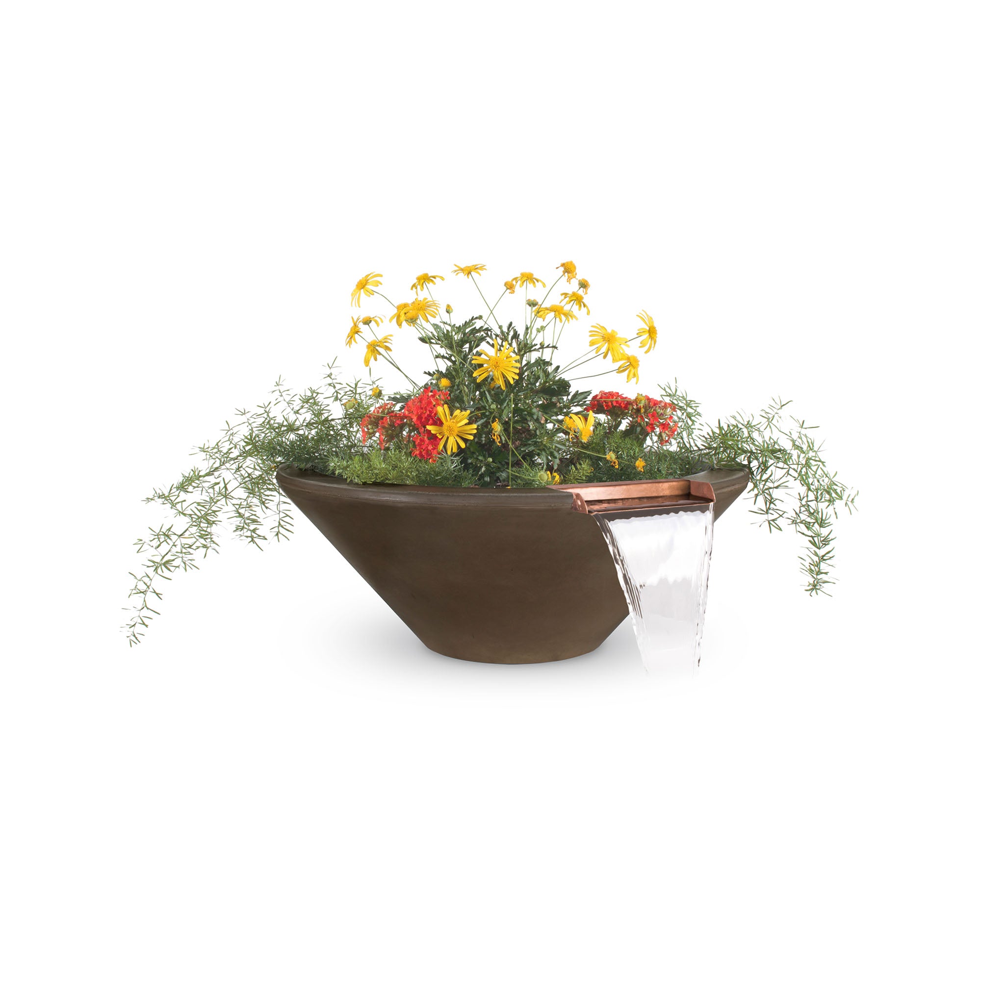 The Outdoor Plus CAZO PLANTER & WATER BOWL – GFRC CONCRETE - OPT - RPW