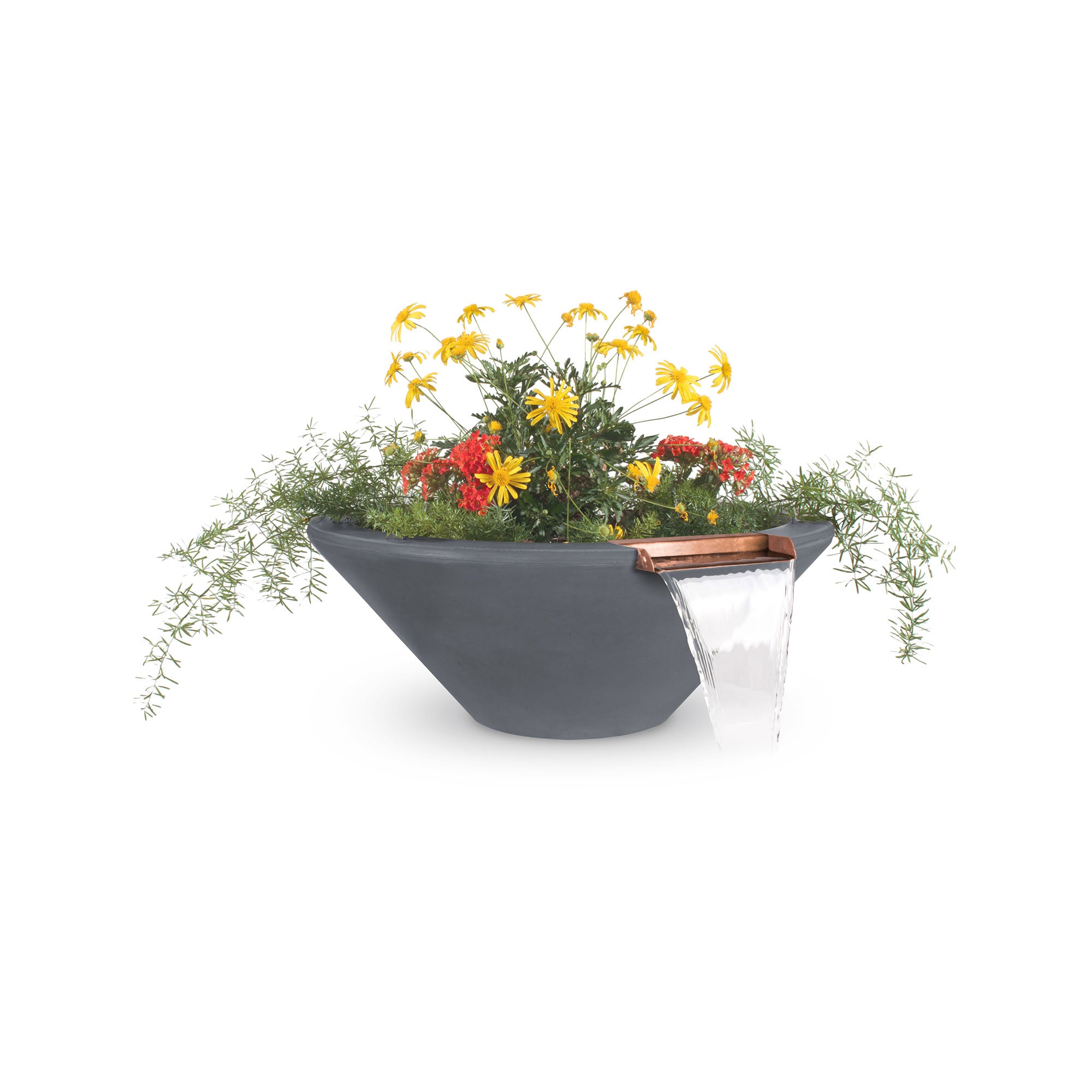 The Outdoor Plus CAZO PLANTER & WATER BOWL – GFRC CONCRETE - OPT - RPW