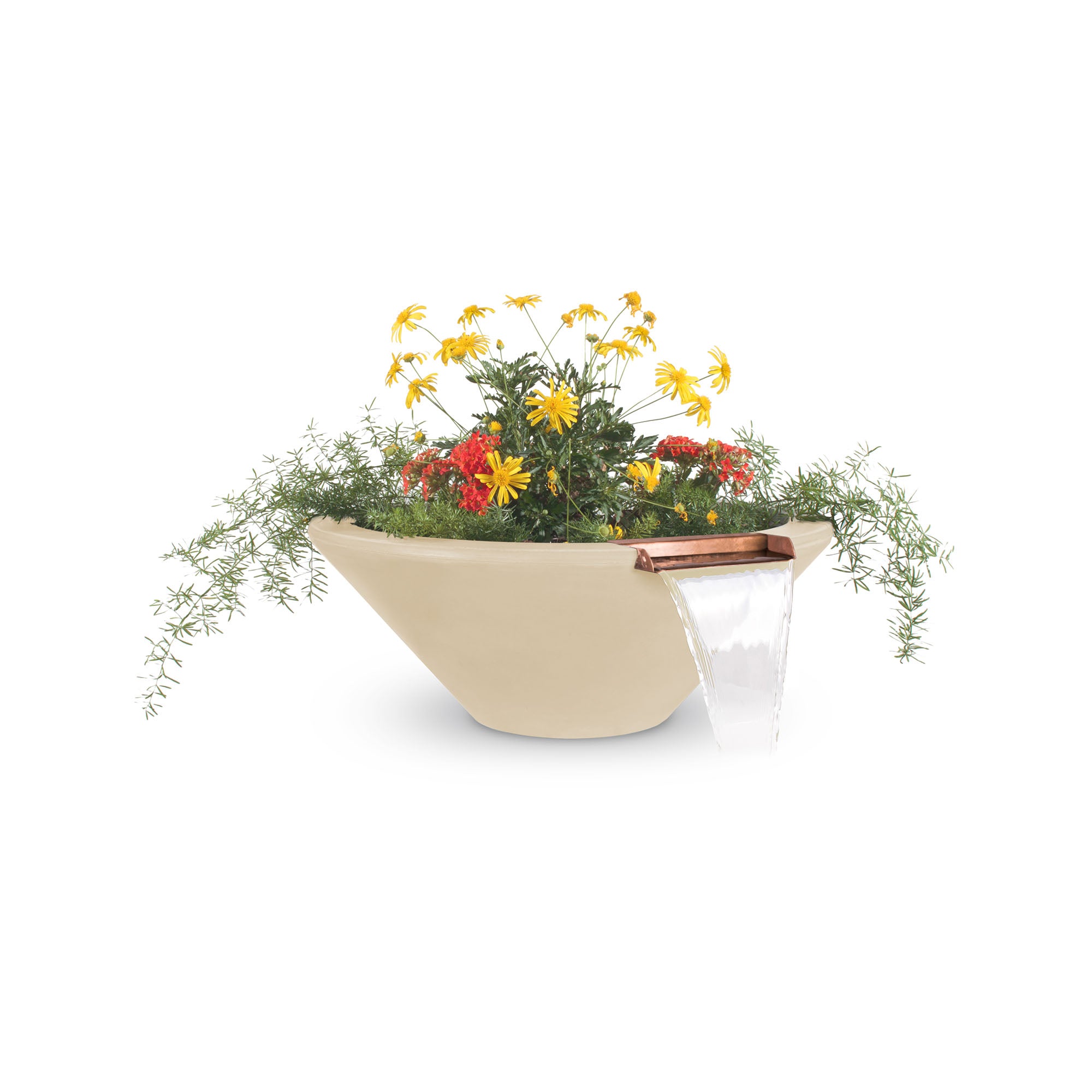 The Outdoor Plus CAZO PLANTER & WATER BOWL – GFRC CONCRETE - OPT - RPW