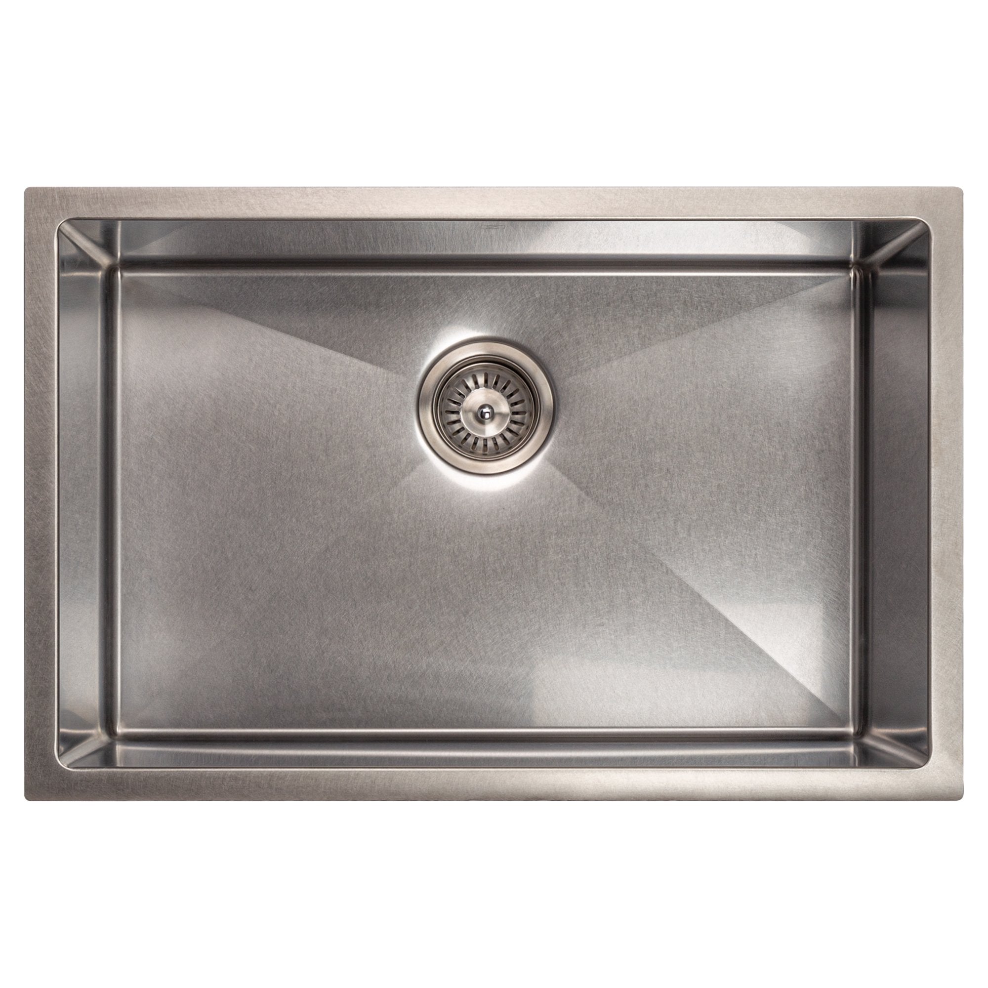 ZLINE 27 in. Meribel Undermount Single Bowl Stainless Steel Kitchen Sink with Bottom Grid, SRS-27
