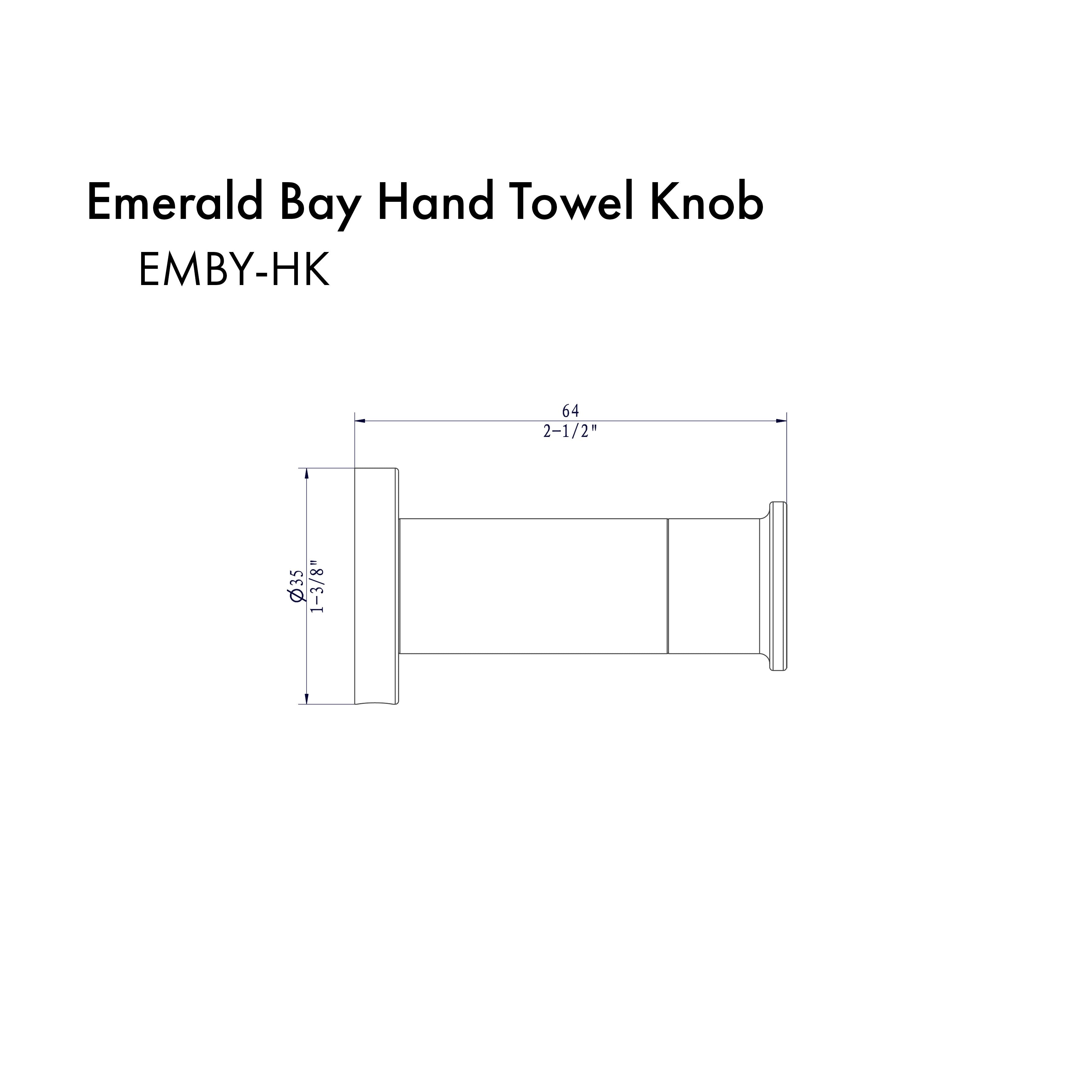 ZLINE Emerald Bay Towel Hook - EMBY-HK
