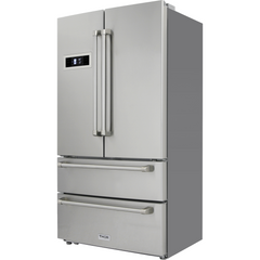 Thor Kitchen 36 Inch Professional French Door Refrigerator in Stainless Steel, Counter Depth - HRF3601F