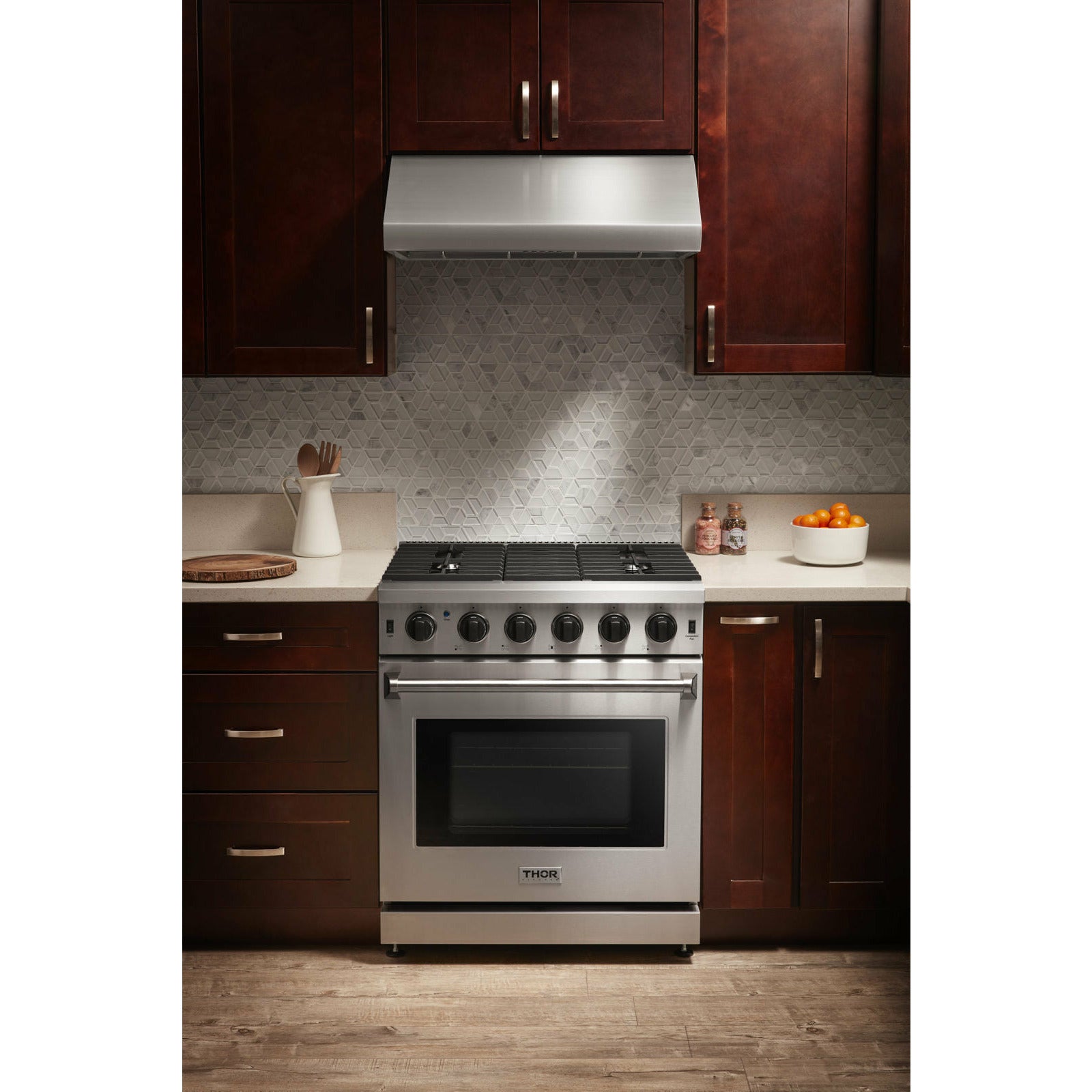 Thor Kitchen 30 Inch Gas Range in Stainless Steel - LRG3001U