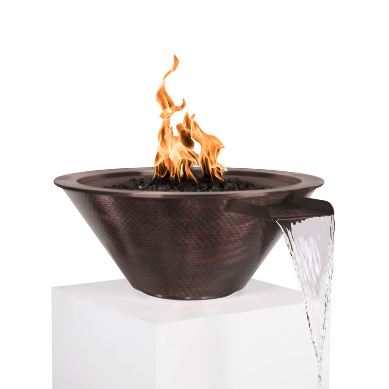 The Outdoor Plus CAZO FIRE & WATER BOWL – HAMMERED PATINA COPPER - OPT-101 - NWCB