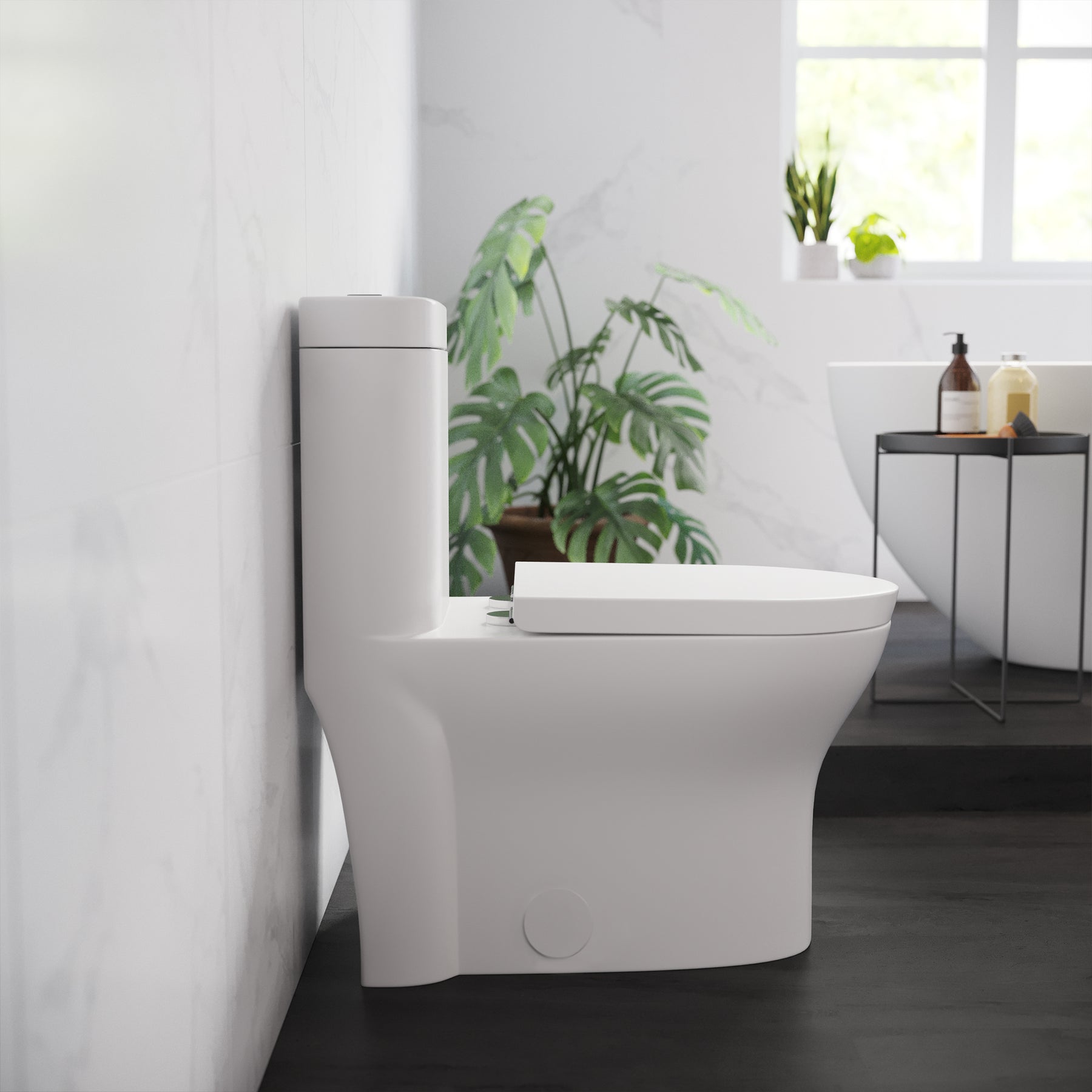 Swiss Madison  Monaco One-Piece Elongated Toilet Dual-Flush 1.1/1.6 gpf - SM-1T108