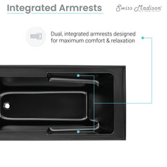 Swiss Madison Voltaire 60" X 30" Left-Hand Drain Alcove Bathtub with Apron - SM-AB541