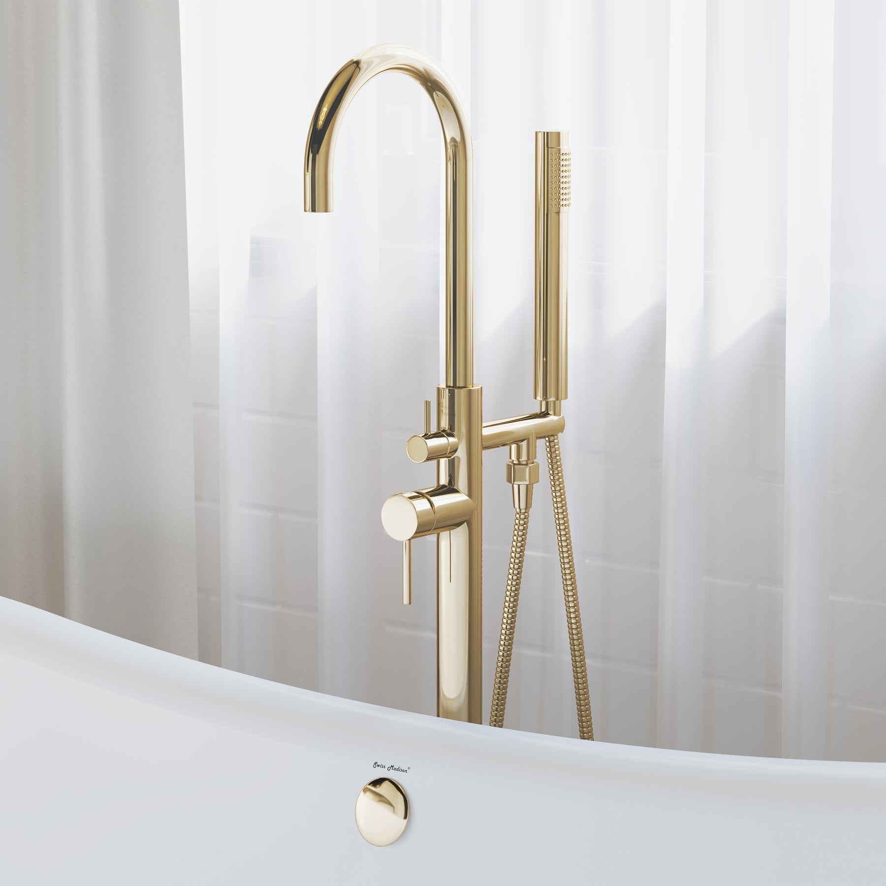 Swiss Madison Ivy Freestanding Bathtub Faucet - SM-FF11