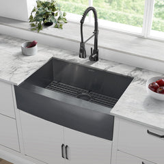 Swiss Madison Rivage 30" x 21" Stainless Steel, Single Basin, Farmhouse Kitchen Sink with Apron - SM-KS759