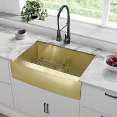 Swiss Madison Rivage 30" x 21" Stainless Steel, Single Basin, Farmhouse Kitchen Sink with Apron - SM-KS759