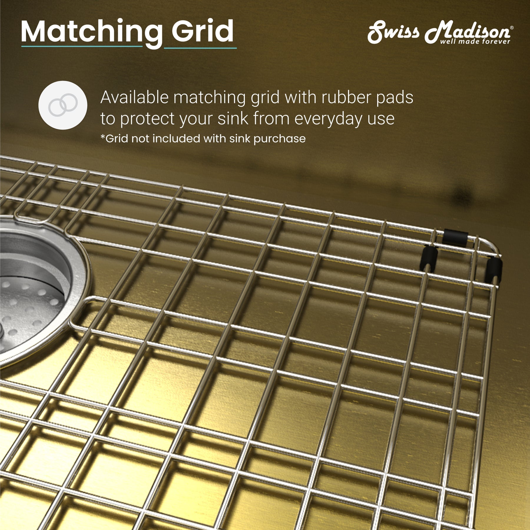 Swiss Madison Rivage 30" x 21" Stainless Steel, Single Basin, Farmhouse Kitchen Sink with Apron - SM-KS759