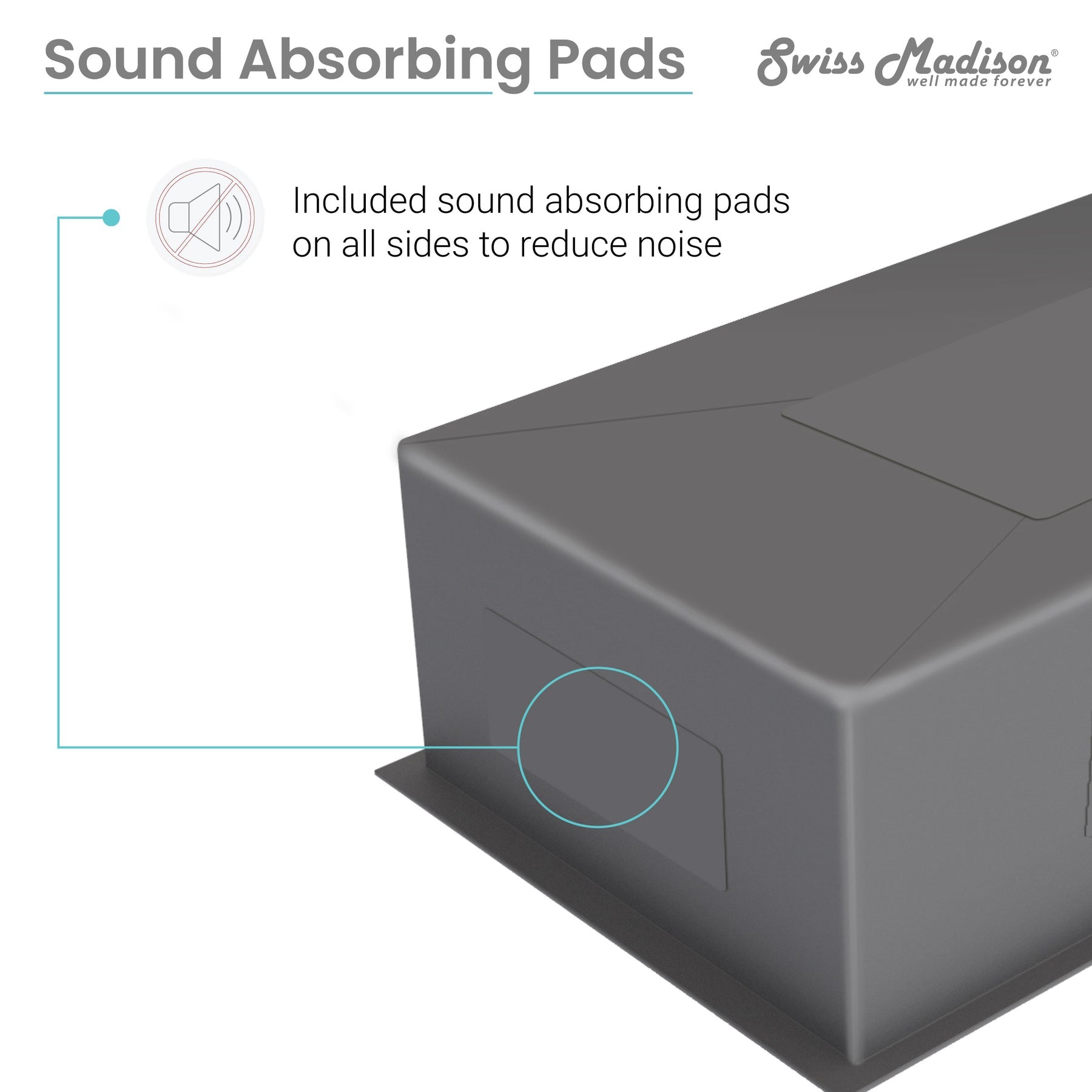 Swiss Madison Rivage 30" x 21" Stainless Steel, Single Basin, Farmhouse Kitchen Sink with Apron - SM-KS759