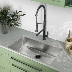 Swiss Madison Rivage 32" x 19" Single Basin, Undermount Kitchen Sink - SM-KU701