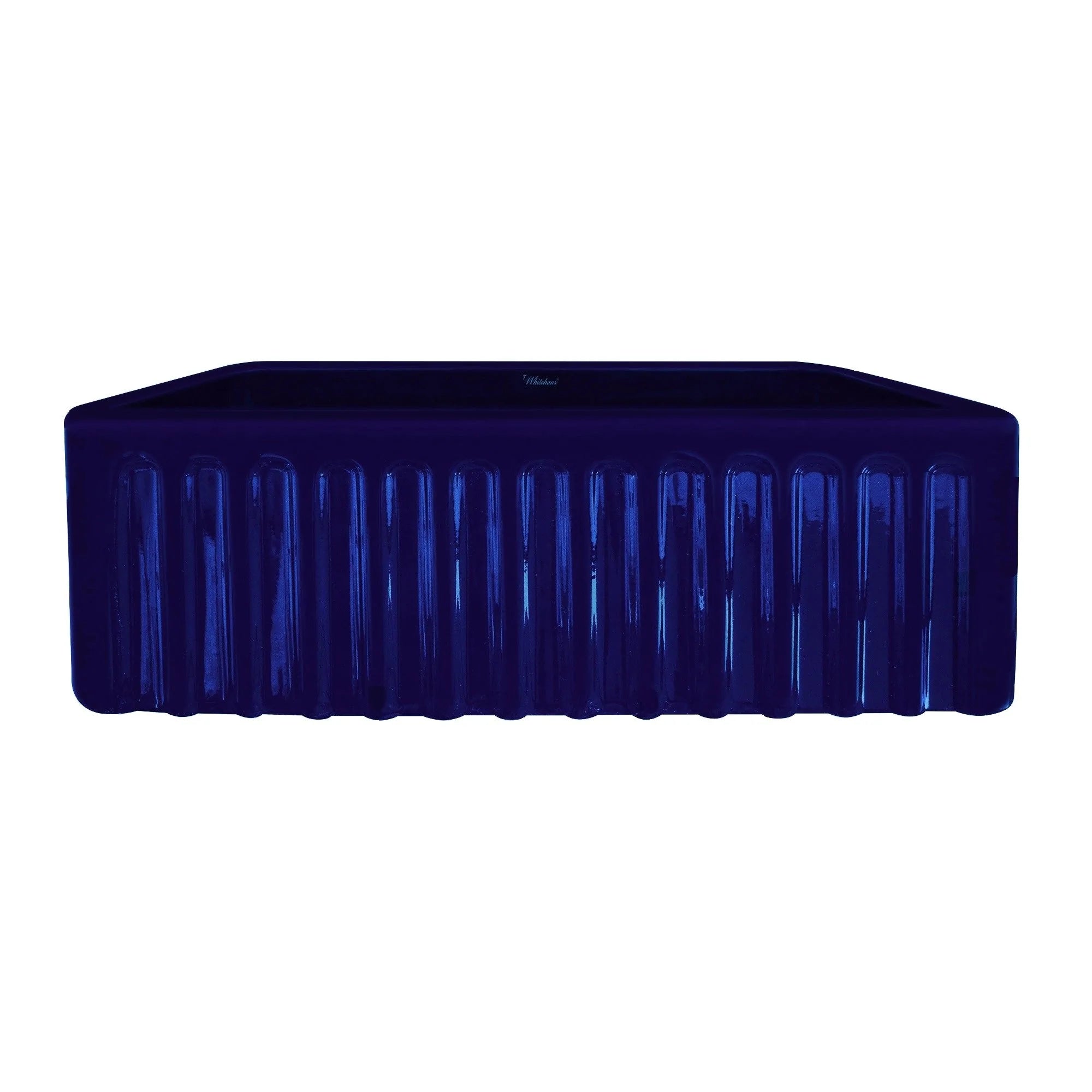 WHITEHAUS 30″ Reversible Series Fireclay Kitchen Sink with Gothichaus Design - WHFLGO3018