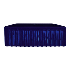 WHITEHAUS 30″ Reversible Series Fireclay Kitchen Sink with Gothichaus Design - WHFLGO3018