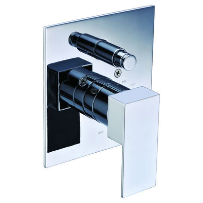 ALFI  Modern Square Pressure Balanced Shower Mixer with Diverter - AB6801