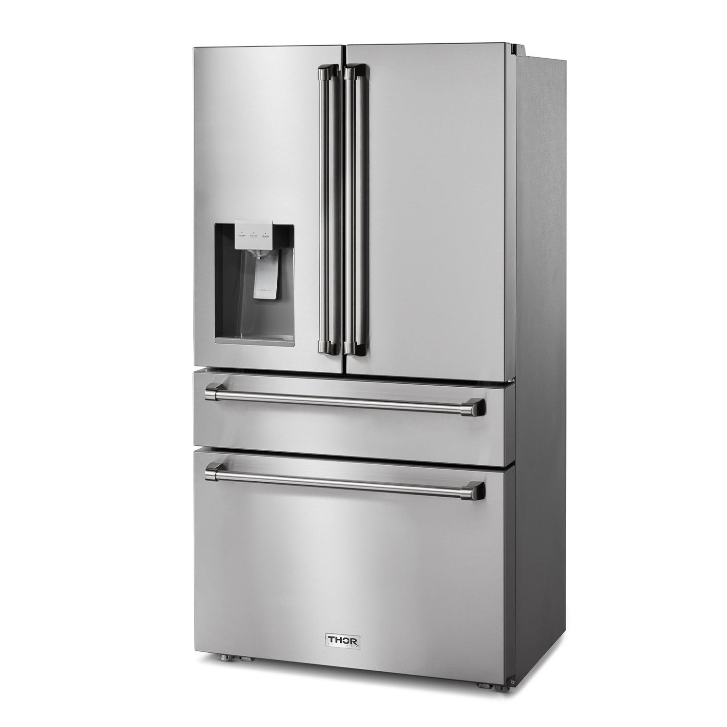 Thor Kitchen 36 Inch Professional French Door Refrigerator with Ice and Water Dispenser -  TRF3601FD