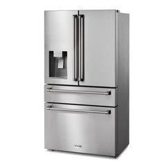 Thor Kitchen 36 Inch Professional French Door Refrigerator with Ice and Water Dispenser -  TRF3601FD