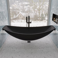 ALFI 79" Acrylic Suspended Wall Mounted Hammock Bathtub - HammockTub1