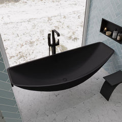 ALFI 79" Acrylic Suspended Wall Mounted Hammock Bathtub - HammockTub1