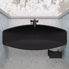 ALFI 79" Acrylic Suspended Wall Mounted Hammock Bathtub - HammockTub1