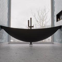 ALFI 79" Acrylic Suspended Wall Mounted Hammock Bathtub - HammockTub1