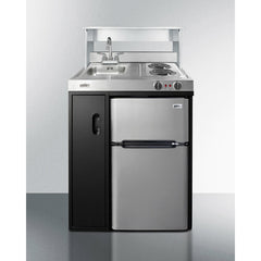 Summit 30" Wide All-In-One Kitchenette, Apartment Friendly 3.2 Cubic Feet cu. ft. Mini - C30ELBK