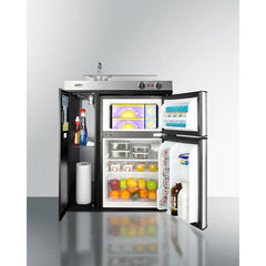 Summit 30" Wide All-In-One Kitchenette, Apartment Friendly 3.2 Cubic Feet cu. ft. Mini - C30ELBK
