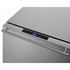 Summit 24" Wide 2-Drawer Refrigerator-Freezer with 3.9 cu. ft. Capacity, Frost Free Defrost, in Stainless Steel - SPRF34D