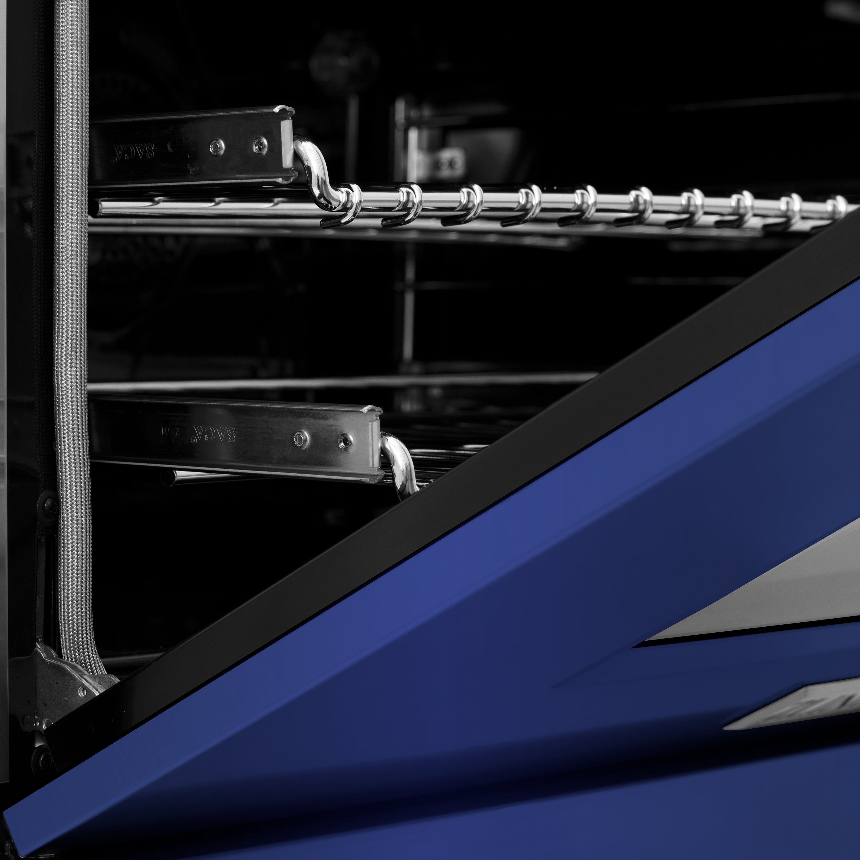 ZLINE 24” Professional DuraSnow® Dual Fuel Range RAS-SN-24