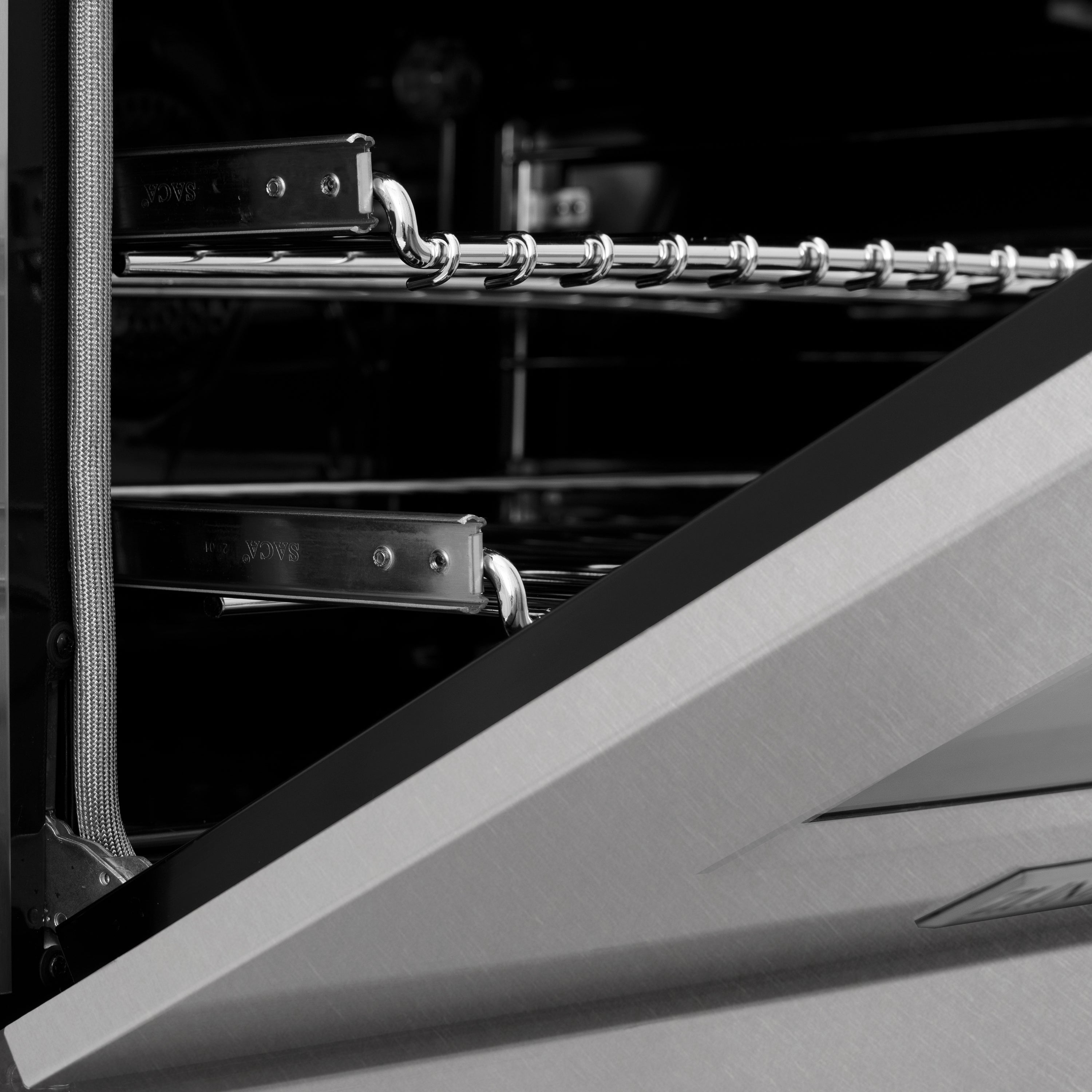 ZLINE 24” Professional DuraSnow® Dual Fuel Range RAS-SN-24