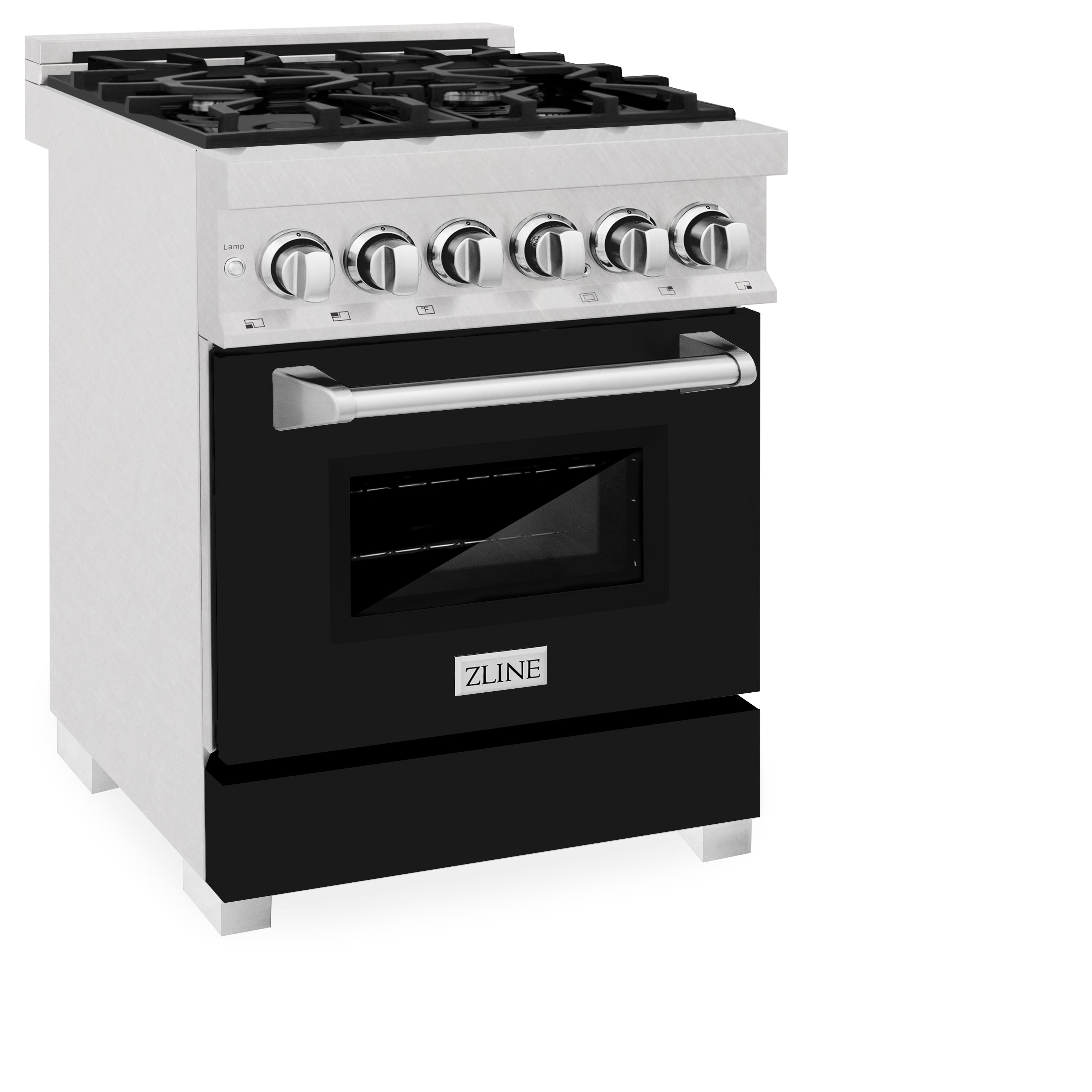 ZLINE 24” Professional DuraSnow® Dual Fuel Range RAS-SN-24