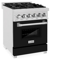 ZLINE 24” Professional DuraSnow® Dual Fuel Range RAS-SN-24