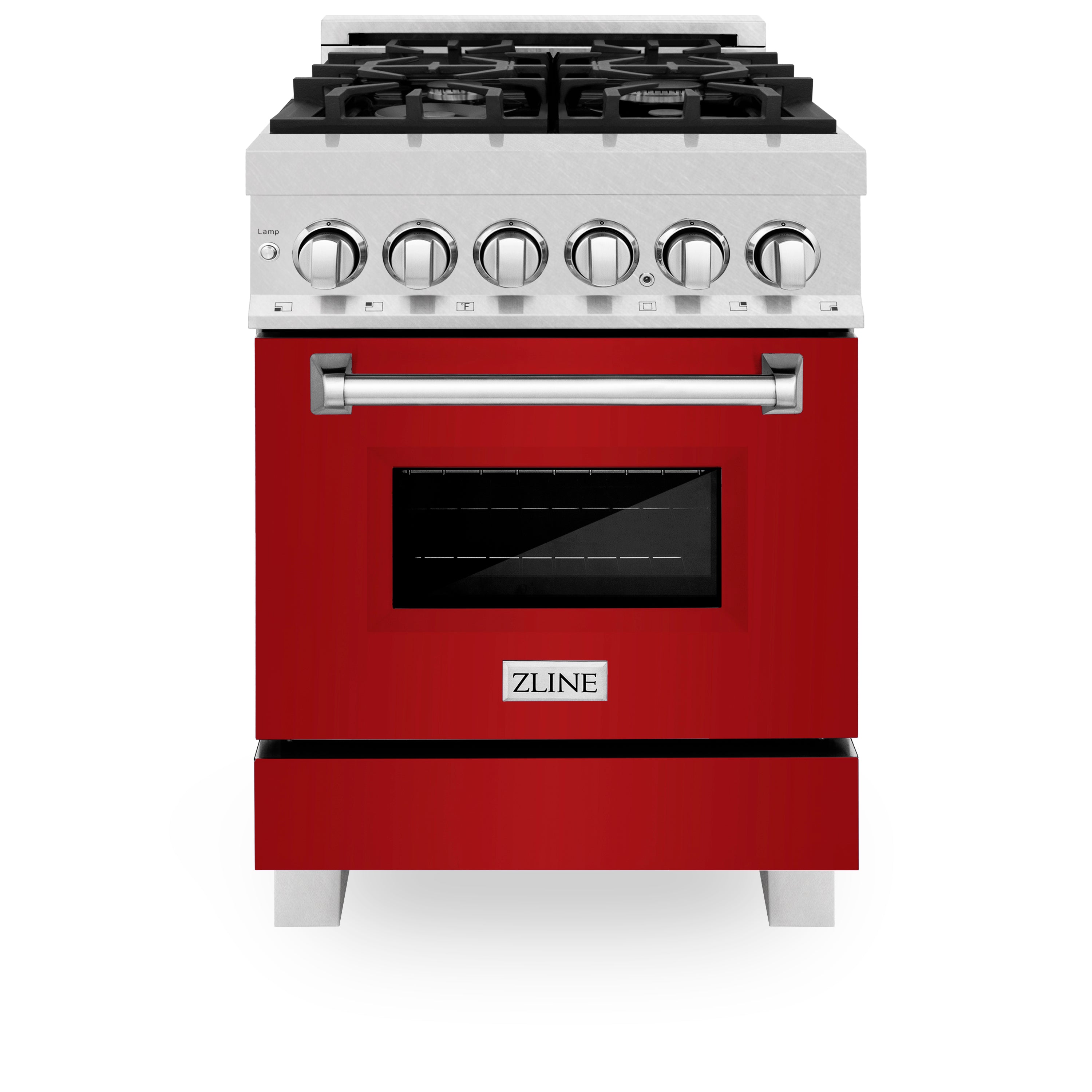 ZLINE 24” Professional DuraSnow® Dual Fuel Range RAS-SN-24