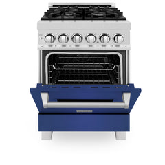 ZLINE 24” Professional DuraSnow® Dual Fuel Range RAS-SN-24